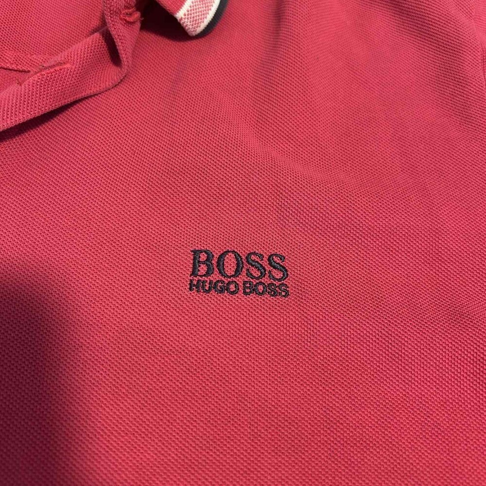 Hugo Boss Pink Polo Shirt - Size Large - Picture 3 of 6